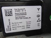 фото thumb №13, Лампа права фара tesla модель 3 y 20- рестайлінг повний led