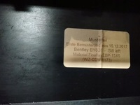 фото thumb №7, Молдинг поріг поріг лівий bentley flying spur