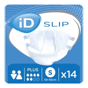 Подгузники для взрослых iD Slip Plus S на липучке