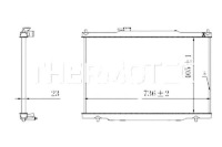 Радиатор двигателя thermotec d7p019tt Оригинал, фото thumb