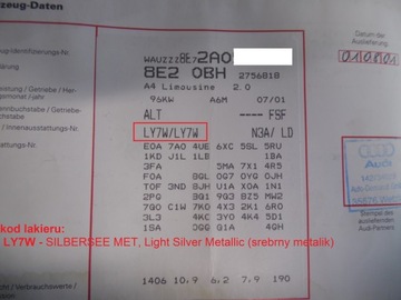 фото thumb №8, Планка дверная левая перед audi a4 b6 ly7w sedan