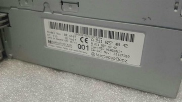 фото thumb №4, Mercedes e class w211 cd player a2118274842 аудіо систем controller радіо