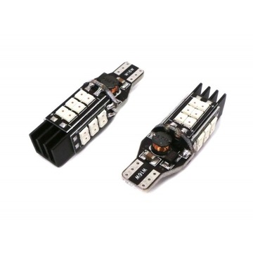 Светодиод W16W T15 12V-24V 19W Canbus Red B. Mocna