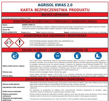Агизольный кислотный промывочный агент для 24 кг
