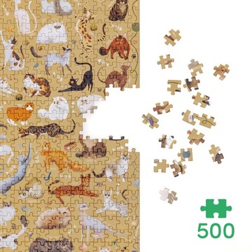 CzuCzu PUZZLE 500 деталей ПазлLOVE CATS для детей 9+