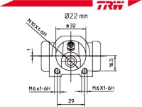фото thumb №3, Trw bwh391 цилиндрик тормозной