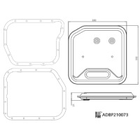фото thumb №1, Blue print adbp210073 набір фільтра гідравлічного, автоматична коробка передач передач