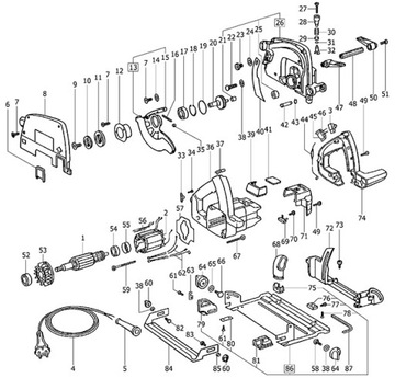 Статор Festool для бензопилы AP 55