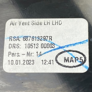 фото thumb №16, Решітка повітропровід renault clio v 687613297r