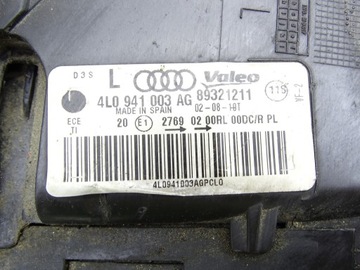 фото thumb №6, Лампа фара лівий перед переднє ксенон led audi q7 4l i рестайлінг 4l0941003ag