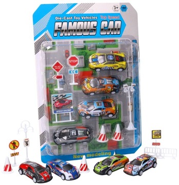 КОМПЛЕКТ Дорожных знаков CARS SET 4439