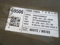 Tesla model y 2020- бампер перед передний 1493745-00-a llu Оригинал, фото thumb