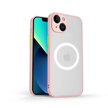 ЧЕХОЛ ДЛЯ IPHONE 13 ЗАЩИТА КАМЕРЫ, СОВМЕСТИМЫЙ С MAGSAFE - РОЗОВЫЙ
