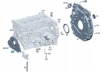 фото thumb №1, Оригинальный сальник вала перед з корпус om654