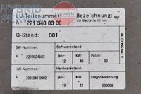 фото thumb №10, Mercedes s400 h hybrid w221 акумулятор hv тяговий na-pra-wa a 2213400600