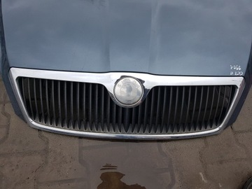фото thumb №7, Skoda octavia 2 ii 04-07r капот решётка радиатора 9901