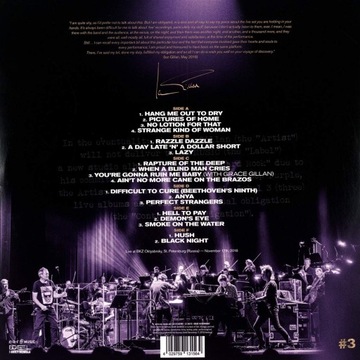 ИЭН ГИЛЛАН С THE DON AIREY BAND Санкт-Петербург(3LP)