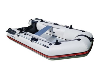 PONTON WĘDKARSKI TURYSTYCZNY PVC KORMORAN 270pp ALUMINIOWA PODŁOGA BEZ KILA