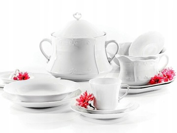 C000 ТАРЕЛКА ТАРЕЛКА 24 см Белый CAMELIA CHODZIEŻ