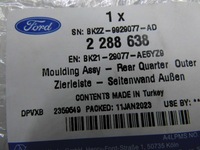 фото thumb №16, Ford оригінальний номер 2288638 планка двері лівих custom 18- оригінальний номер