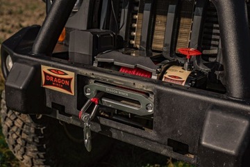 Dragon Winch Синтетический трос 30м 9мм с крюком для лебедки 8000-14000 фунтов
