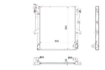 фото thumb №1, Радіаторів двигуна nrf 1350a314 1350a182 1350a348 1