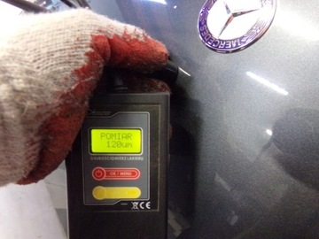 фото thumb №10, Капот крышка двигателя mercedes c-klasa w204 755 серый tenoryt