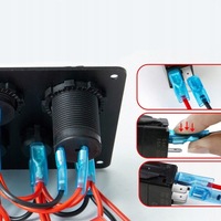 фото thumb №6, Панель переключателей 12-24v usb переключатели выключатель
