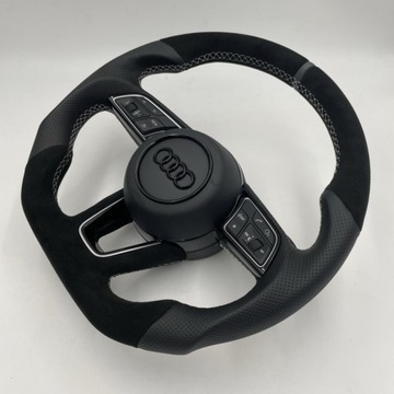 фото thumb №9, Модифікація кермо audi a3 8v a4 b9 a5 8w тюнінг custom карбон s-line