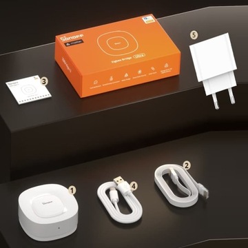 Sonoff Zigbee 3.0 ZBBridge-U Ultra LAN Wi-Fi шлюз в комплекте с блоком питания
