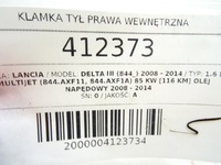 фото thumb №5, Ручка внутрішня правий задня lancia delta iii хетчбек 08-14 ручка