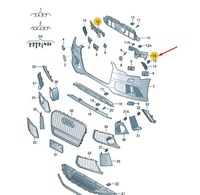 фото thumb №10, Audi rs6 c7 передняя часть бампер left закрывающий element 4g0807095e oem