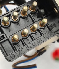 фото thumb №10, Панель керування вентиляція mercedes w126 1268330014