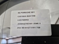 фото thumb №7, Porsche 981 cayman boxter дзеркало двері зовнішні ліве 5 pin 99161271101