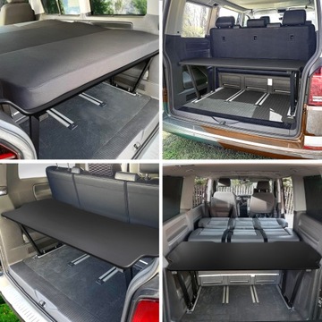 фото thumb №7, Ліжко кемпінгові do багажника полиця do для сну do vw t6.1 multivan 2019-2024