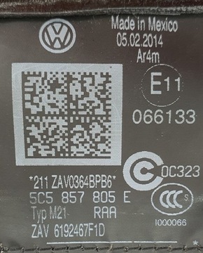фото thumb №3, Pas лівий зад vw new beetle ii 5c 5c5857805e