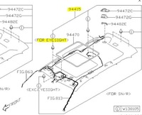 фото thumb №1, Потолок subaru forester v nowa с люком 2019-