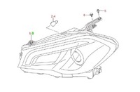 фото thumb №1, Фара левый led suzuki sx4 s-cross 2017- оригинальный номер