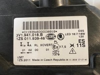 фото thumb №9, Лампа правая передняя skoda superb iii 3 3v 3v1941018b