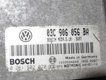 фото thumb №10, Комп'ютер спідометр  набір vw golf v 5 1k0 1.6 fsi bag 190509 km 03c906056ba