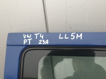 фото thumb №12, Дверь задние правые зад правый vw t4 doka код краски ll5m