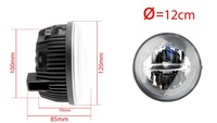фото thumb №10, Свет led круглые drl противотуманная фара drl duolight