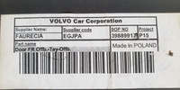 фото thumb №9, Обивка обшивка дверь правый перед volvo c70 ii 39889917 europa