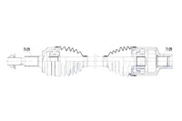 фото thumb №11, Полуось приводная jeep grand cherokee iii 05-10 commander 05-11 правая