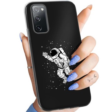 ETUI DO SAMSUNG GALAXY S20 FE / 5G WZORY ASTRONAUTA KOSMONAUTA RAKIETA CASE
