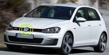 фото thumb №6, Эмблема vw чёрный блеск хром golf вариант 2015 2017 оригинальный