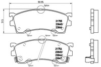 фото thumb №1, Brembo гальмівні колодки гальмівні p49023