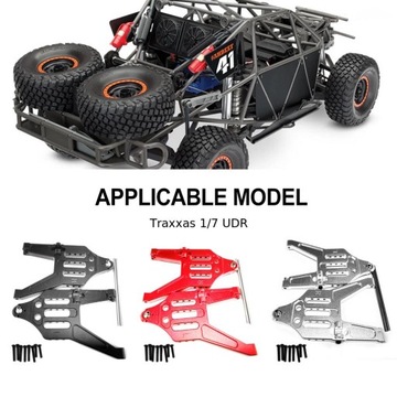 2шт 1/7 Передний нижний рычаг подвески из алюминиевого сплава, усиленный Rc