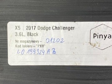 фото thumb №7, Повітропровід тунелю середнього dodge challenger 2015+