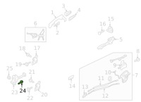 Болт, засувка двері - kia nitro sorento carnival оригінальний номер 11251 08256b Київ, фото thumb